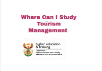 Where Can I Study Tourism Management  